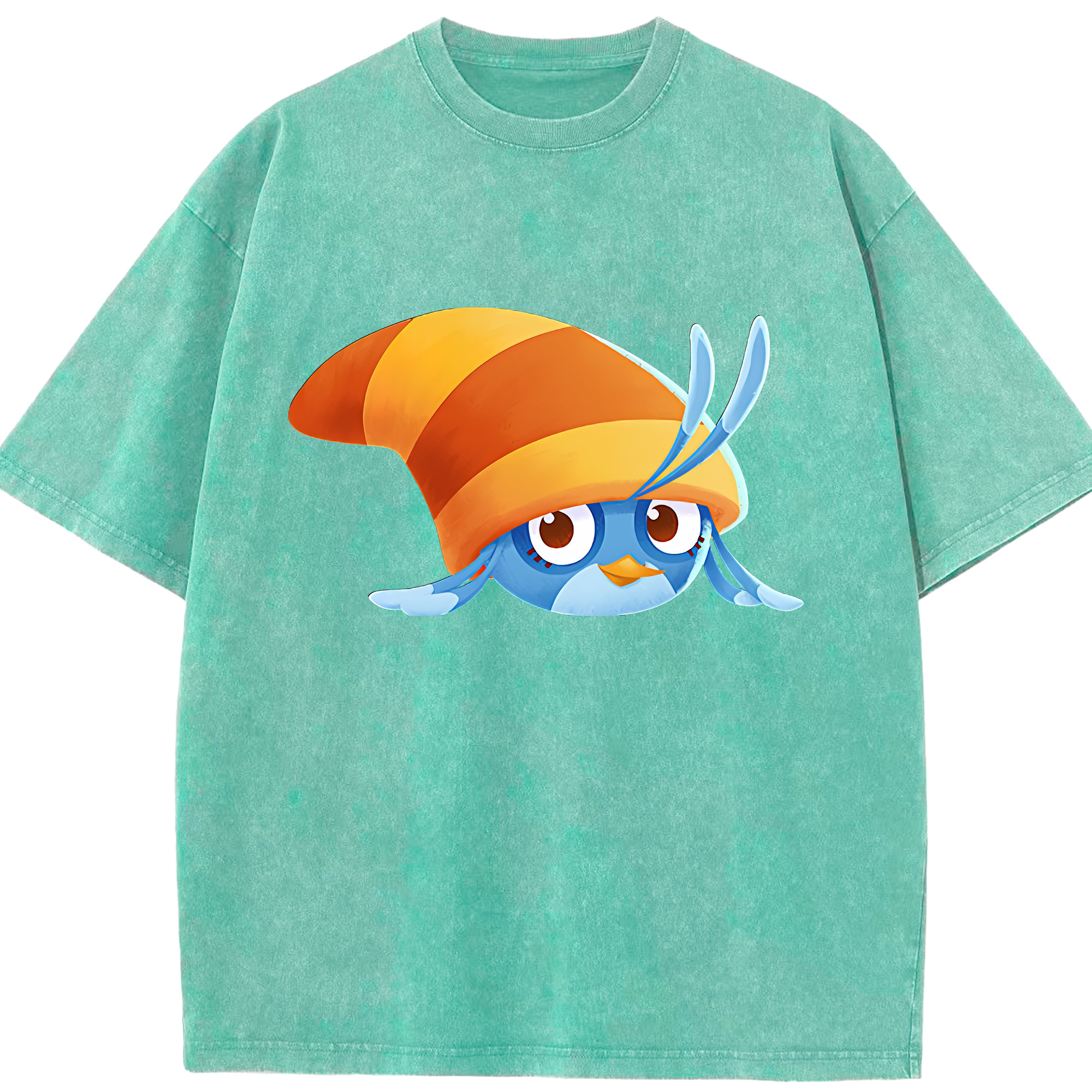 （画像用） Angry Birds アングリーバード 綿100% ヴィンテージ風 半袖Tシャツ（フロントプリント）